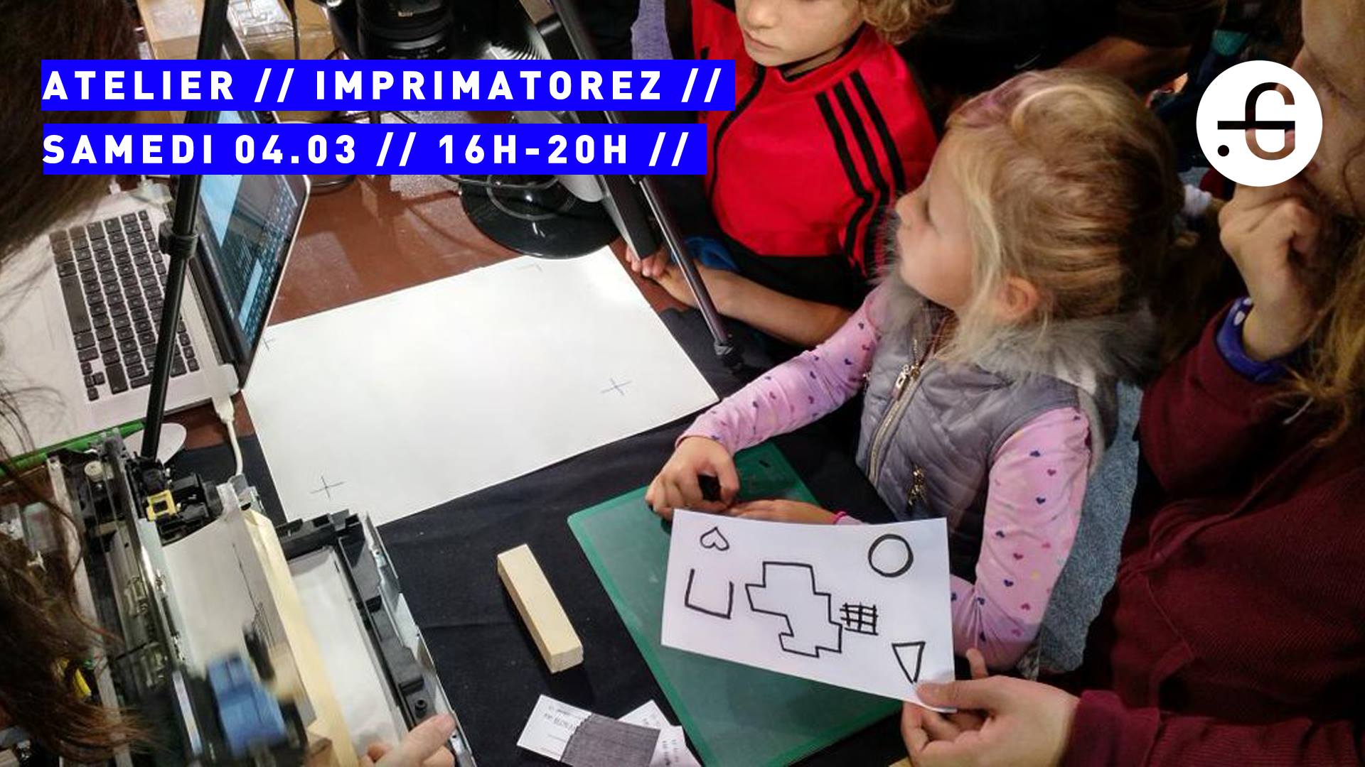 Taverne Gutenberg, Atelier enfants : Imprimatorez